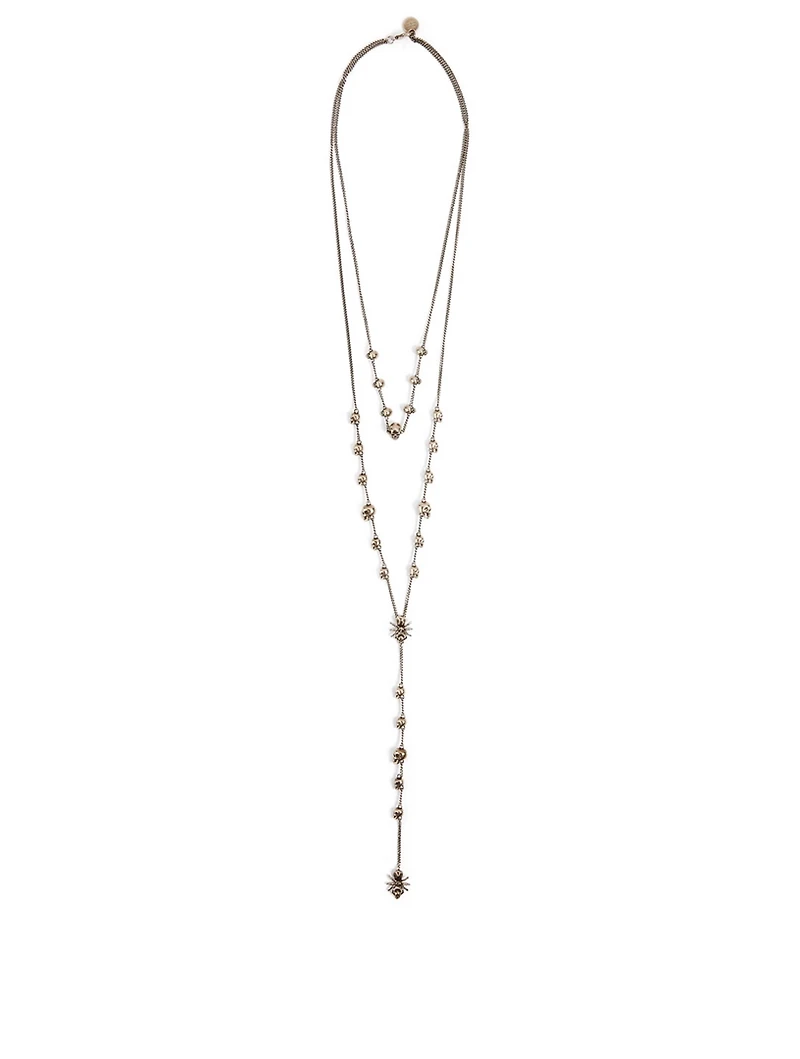 Spider Skull Necklace