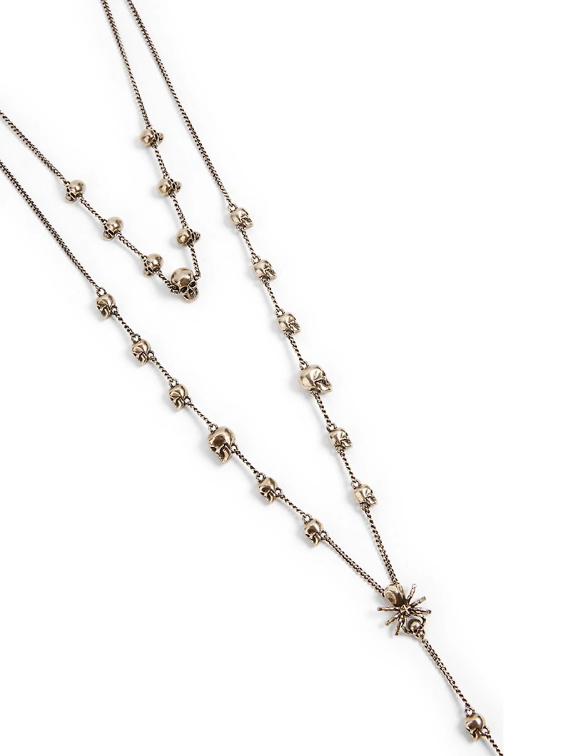Spider Skull Necklace
