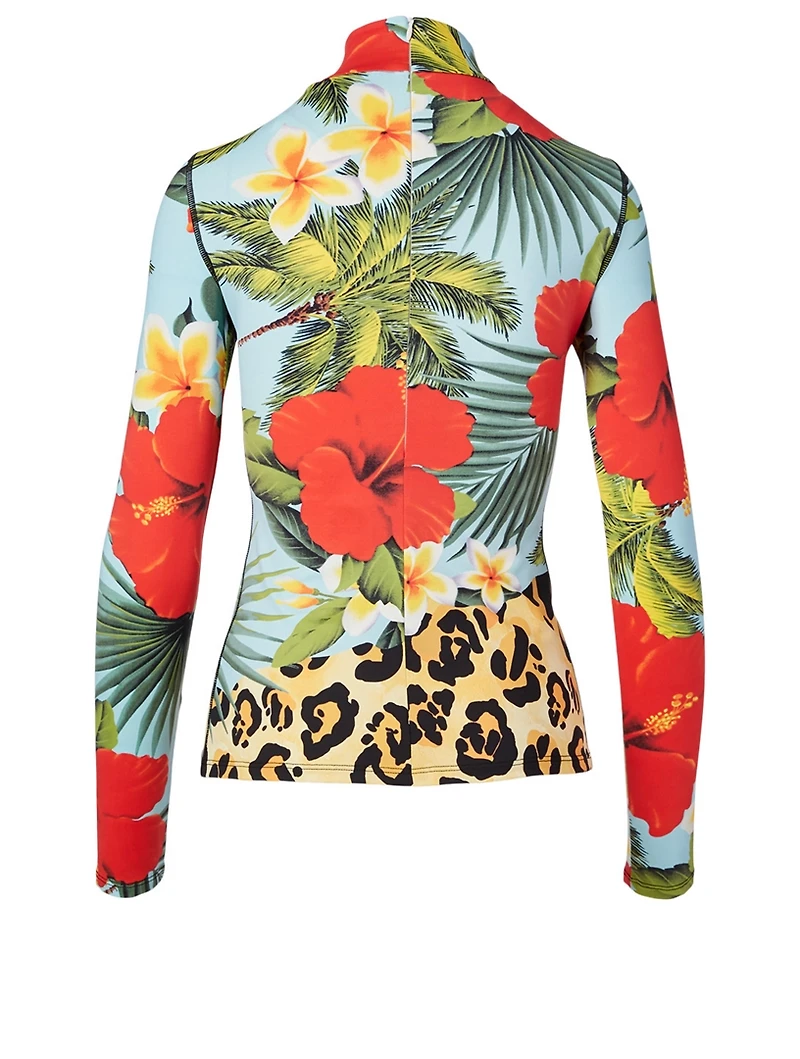 Richard Quinn + Slim-Fit Turtleneck