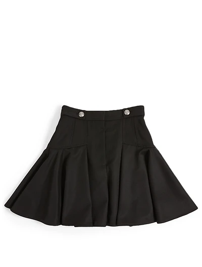 Wool Culottes Shorts