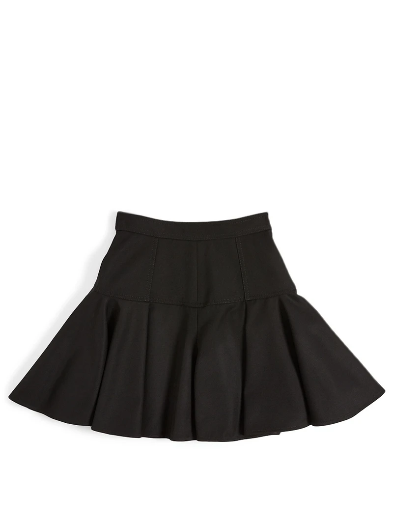 Wool Culottes Shorts