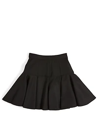 Wool Culottes Shorts