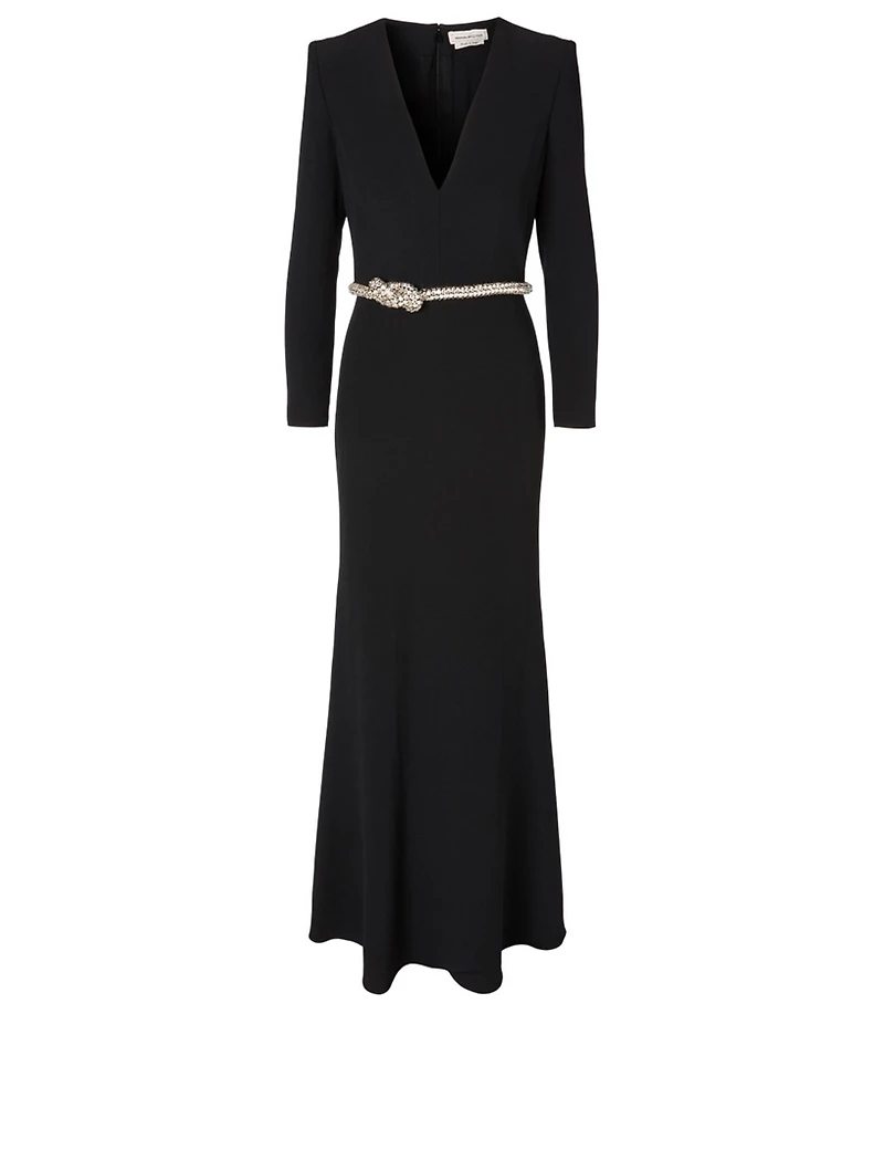 Crystal Knot Evening Gown