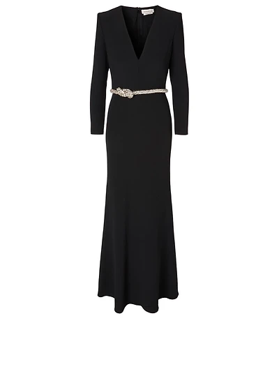 Crystal Knot Evening Gown