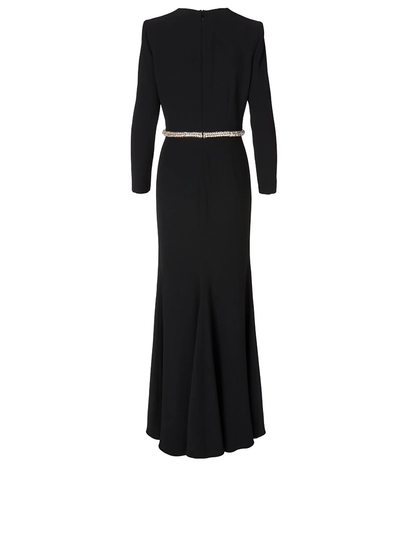 Crystal Knot Evening Gown