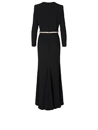Crystal Knot Evening Gown