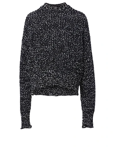 Wool-Blend Mockneck Sweater