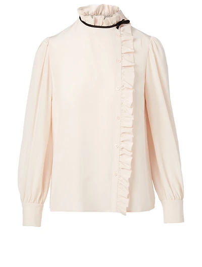 Silk Crepe De Chine Blouse