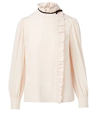 Silk Crepe De Chine Blouse