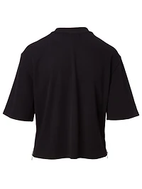 Lyla Ribbed Side Zip T-Shirt
