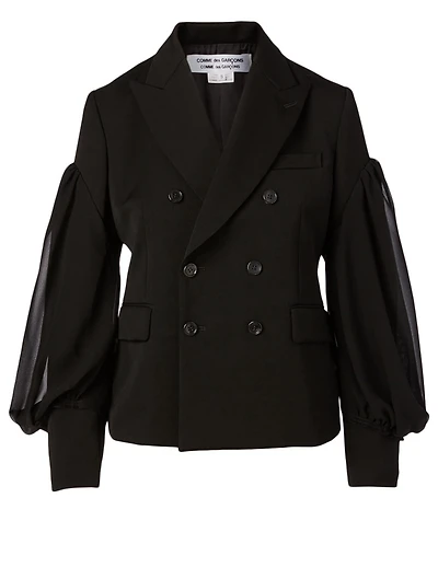 Wool Double-Breasted Blazer