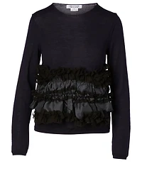 Wool Ruffle Sweater