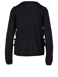 Wool Ruffle Sweater