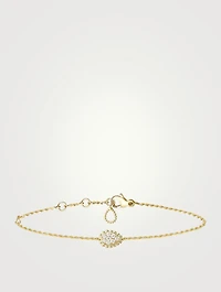 Serpent Bohème XS Motif Gold Chain Bracelet With Diamonds