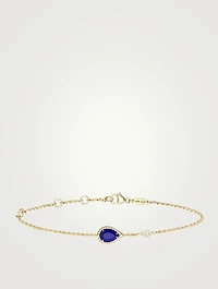 Serpent Bohème XS Motif Gold Bracelet With Lapis Lazuli And Diamond
