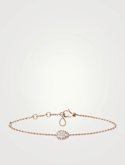 Serpent Bohème XS Motif Rose Gold Bracelet With Diamonds