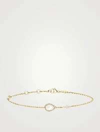 Serpent Bohème XS Motif Gold Bracelet With Mother-Of-Pearl And Diamond