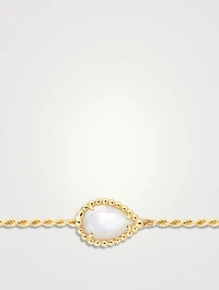 Serpent Bohème XS Motif Gold Bracelet With Mother-Of-Pearl And Diamond
