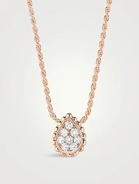 XS Serpent Bohème Gold Pendant Necklace With Diamonds
