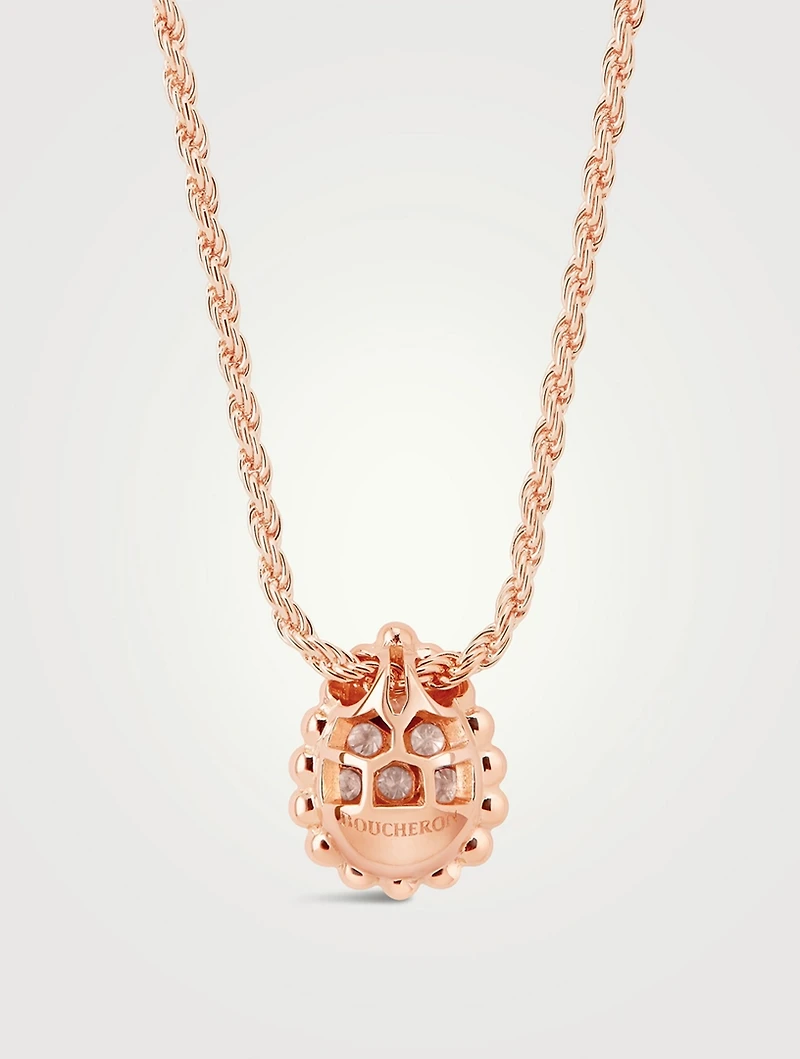 XS Serpent Bohème Gold Pendant Necklace With Diamonds