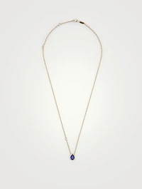 Serpent Bohème XS Motif Gold Pendant Necklace With Lapis Lazuli And Diamond