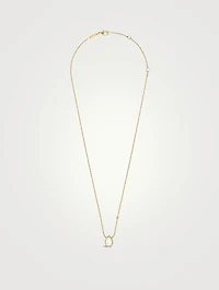 Serpent Bohème XS Motif Gold Pendant Necklace With Mother-Of-Pearl And Diamond