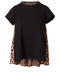 Cotton Chiffon T-Shirt
