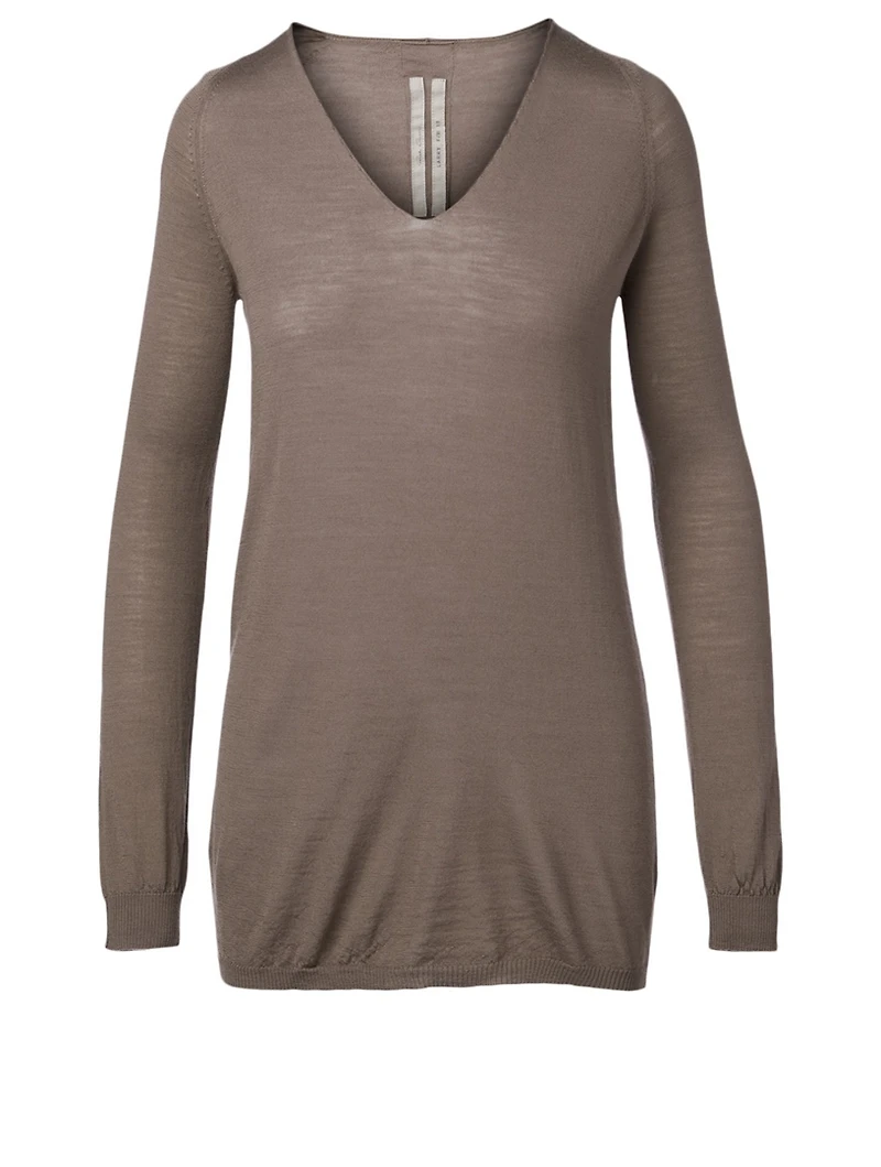 Wool V-Neck Sweater