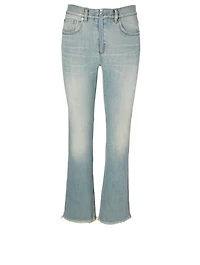Cotton Zip Jeans