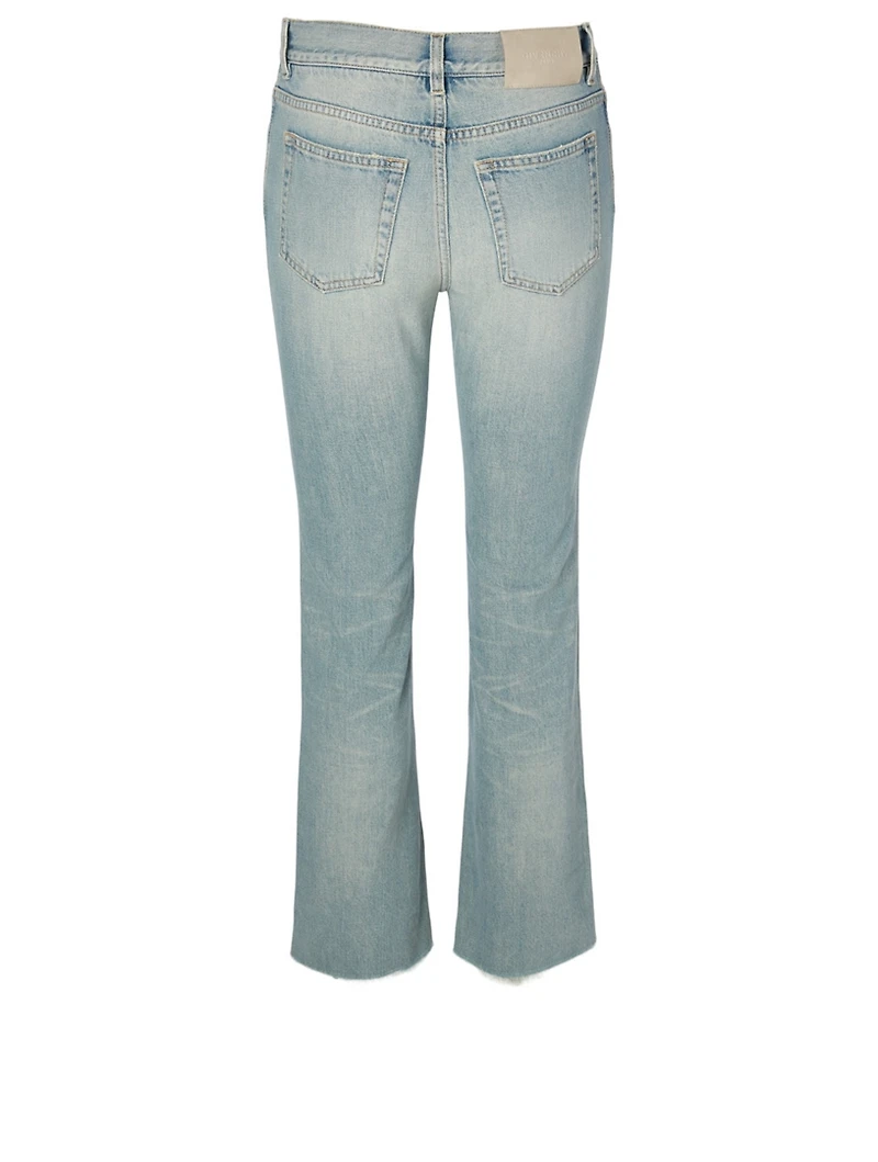 Cotton Zip Jeans