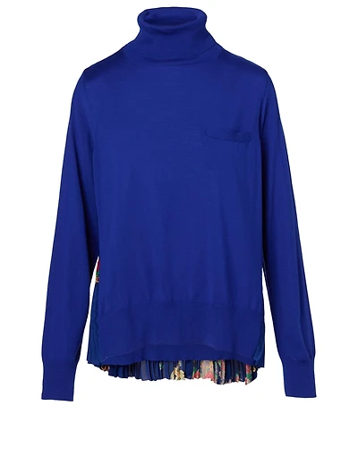 Wool Turtleneck Top