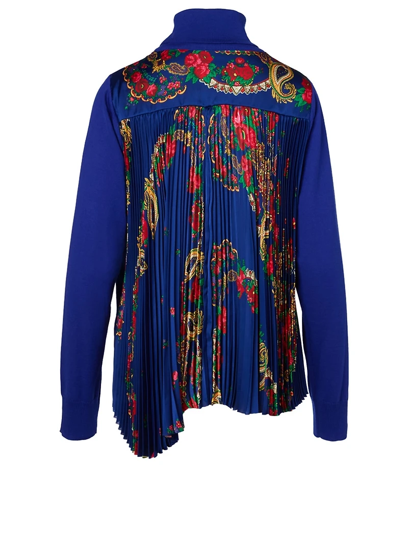 Wool Turtleneck Top