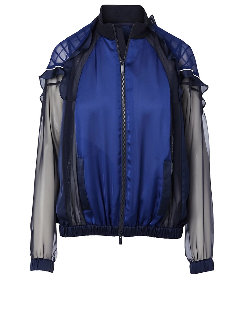 Check Blouson Jacket