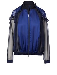 Check Blouson Jacket