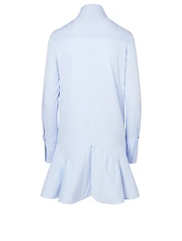 Cotton Shirt Dress Stripe Print
