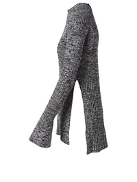 Long-Sleeve Tunic Sweater