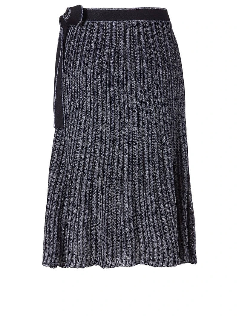 Pleated Midi Skirt
