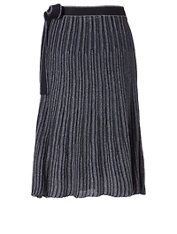Pleated Midi Skirt