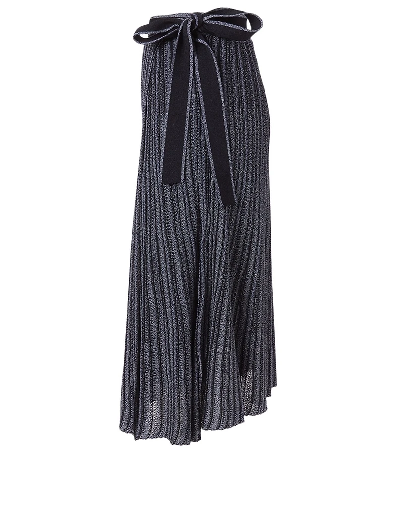 Pleated Midi Skirt