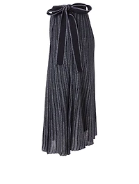 Pleated Midi Skirt