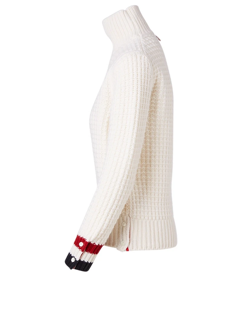 Wool Waffle Stitch Sweater