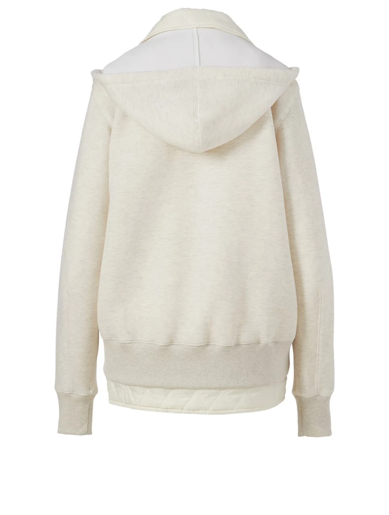 Cotton-Blend Layered Jacket
