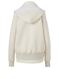 Cotton-Blend Layered Jacket