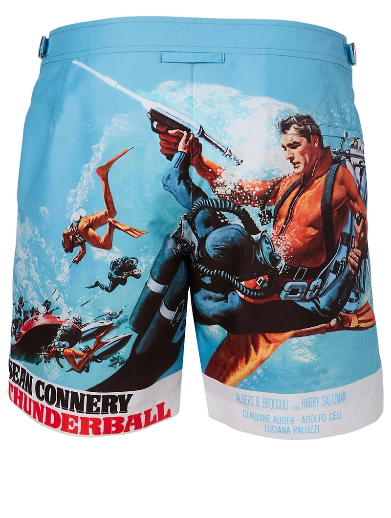 007 Bulldog Dr. No Mid-Length Swim Shorts