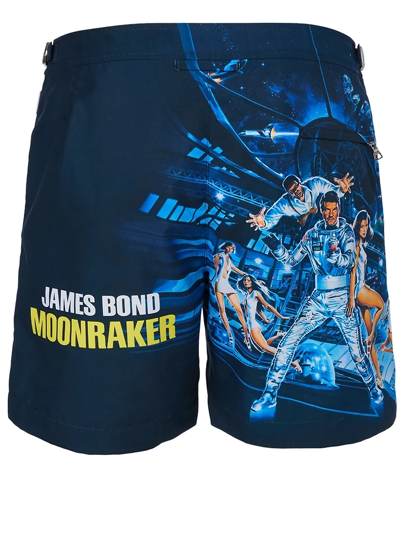 007 Bulldog Moonraker Mid-Length Swim Shorts