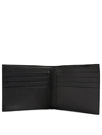 Saffiano Leather Wallet With Frankenstein Print