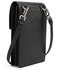 Saffiano Leather Smartphone Pouch