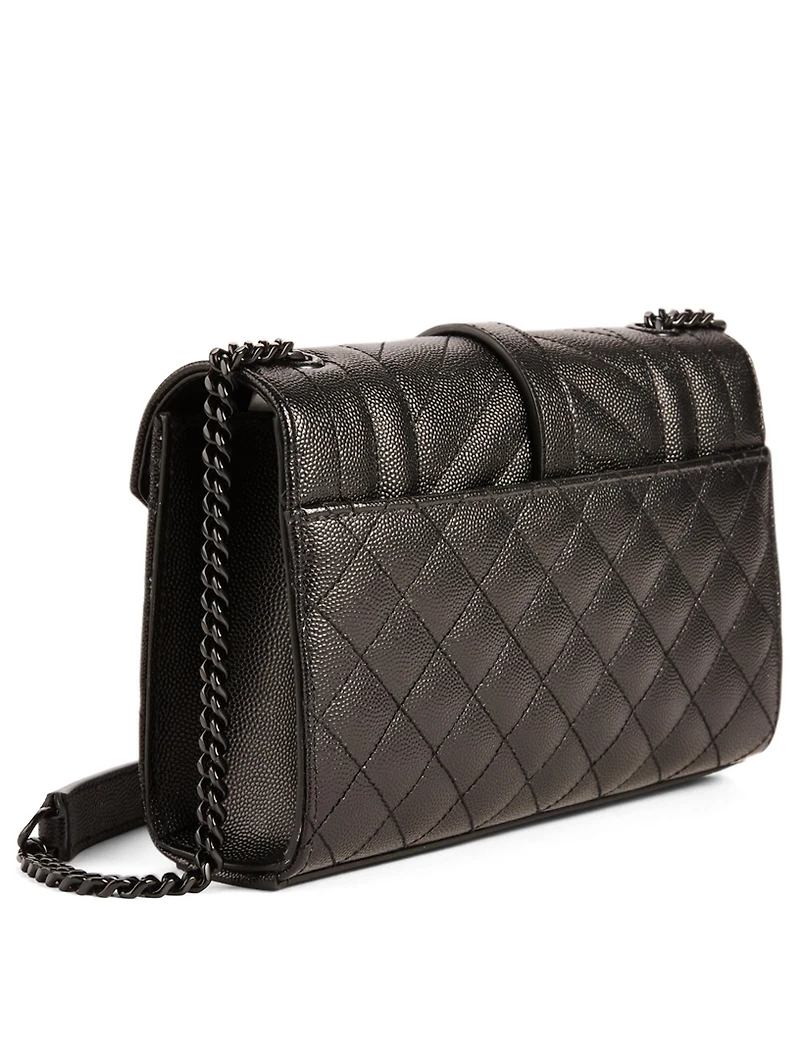Small Envelope YSL Monogram Leather Chain Bag