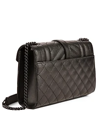 Small Envelope YSL Monogram Leather Chain Bag
