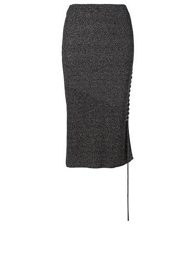 Cotton Midi Skirt